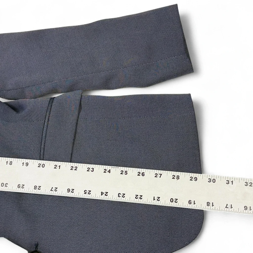 Zara Man Blue Textured Blazer‎ Suit Jacket Summer 2016 Collection 40 US NWT
